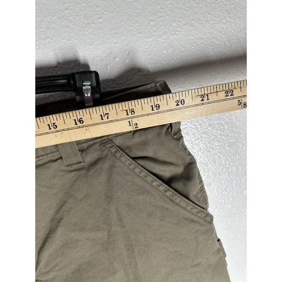 Carhartt Shorts Mens 40 Brown Canvas Original Fit Work Utility Pockets Casual - Picture 4 of 7